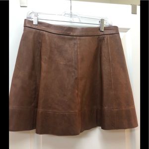 A.L.C lamb leather skirt